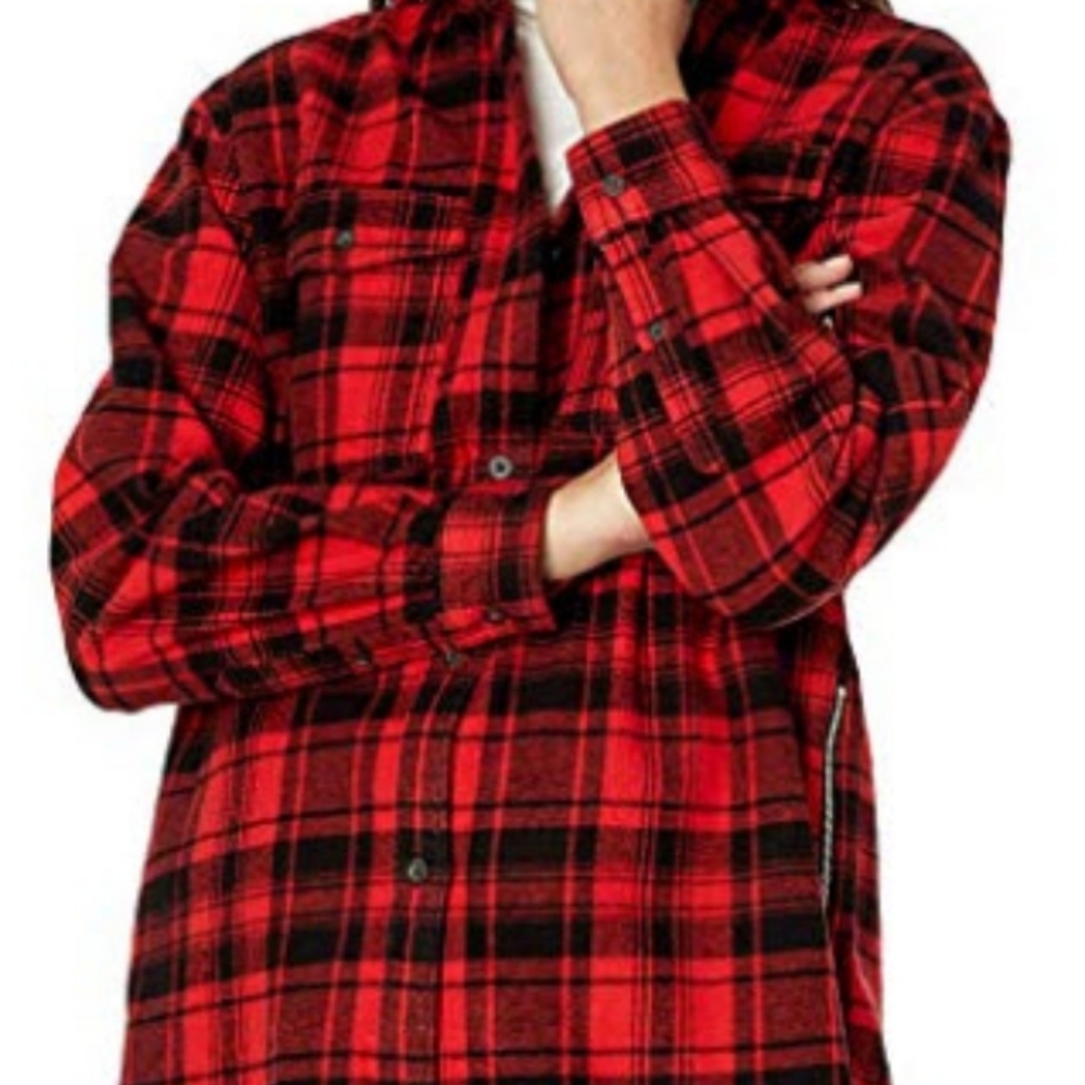 Red and Black Flannel Women Size SP